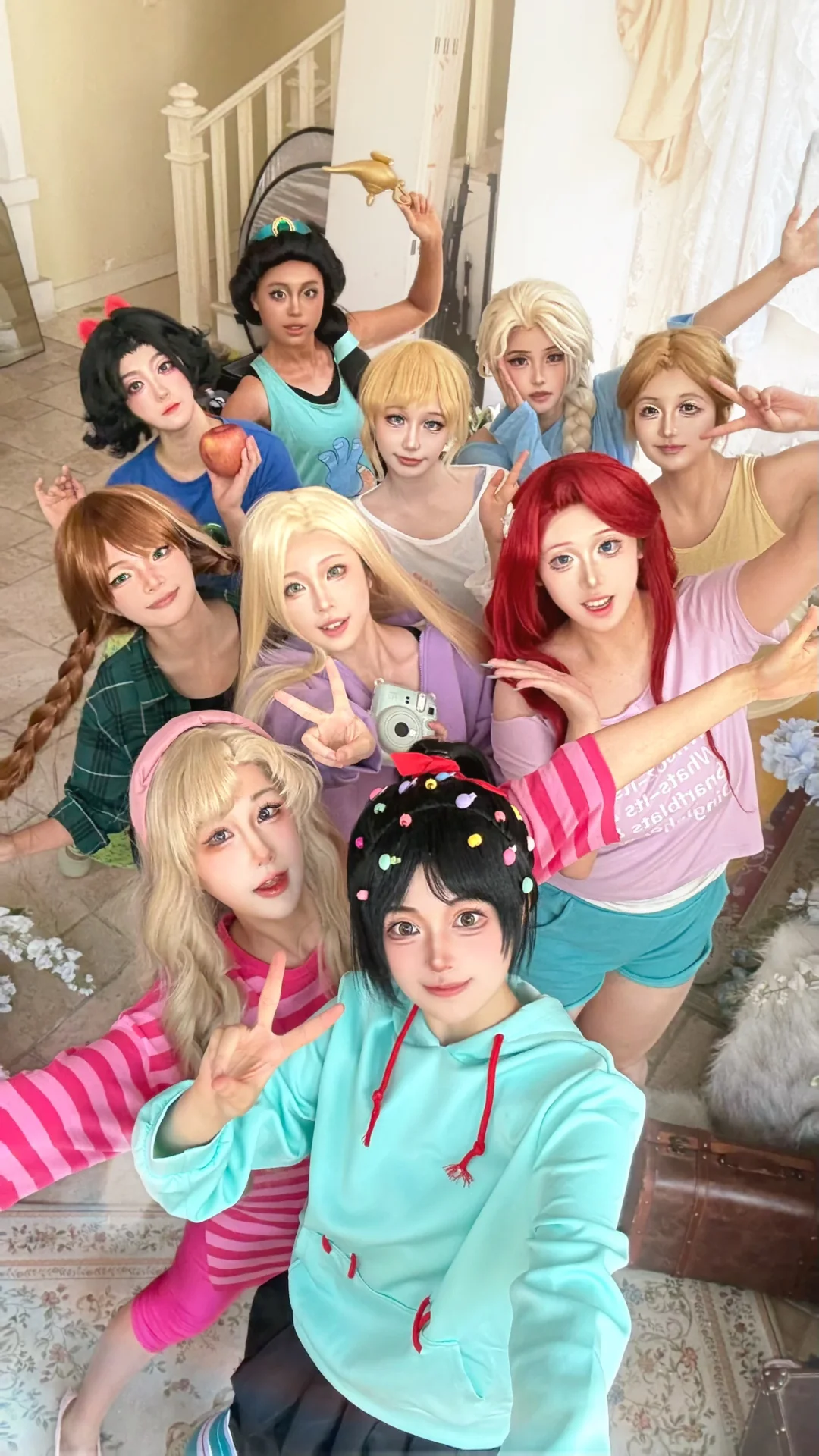 想来一起参加迪士尼公主的睡衣派对嘛🎉