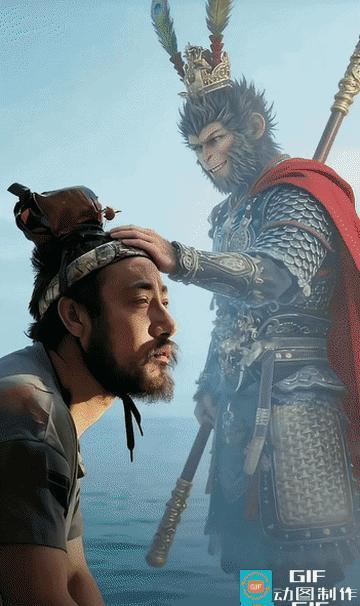 当年大闹天宫的齐天大圣，如今只剩一身烟火人间气。
母亲跪地祈求：借大圣威名，保我