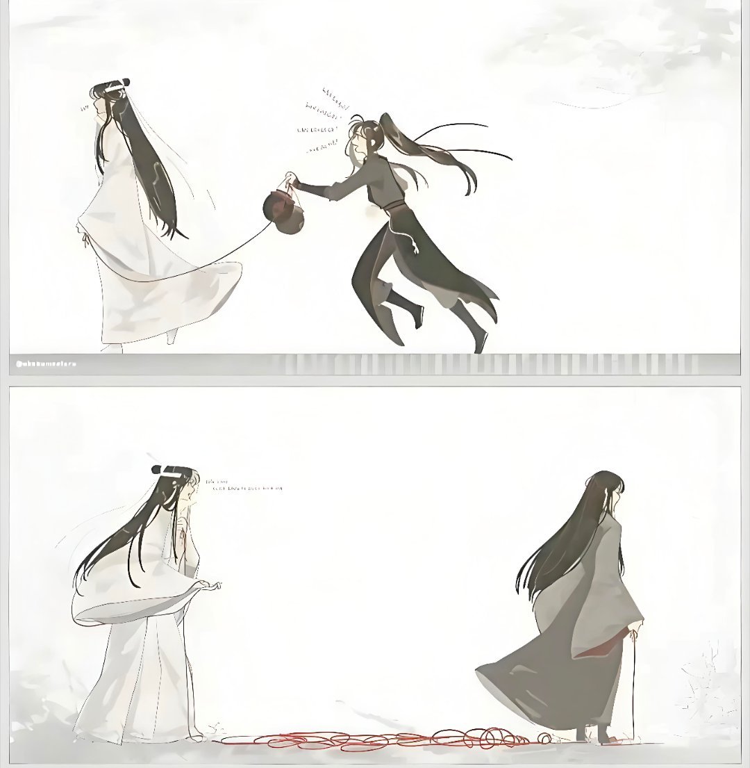 很好，蓝湛的他最终还是回来了！画师x：akakumoeteru魔道祖师忘羡