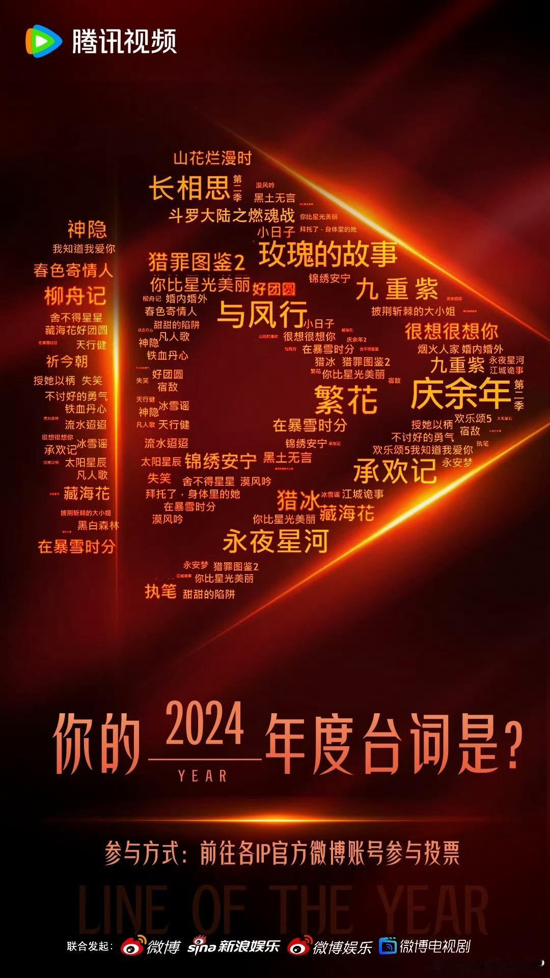 鹅剧年度海报，一眼看到哪部剧？ 