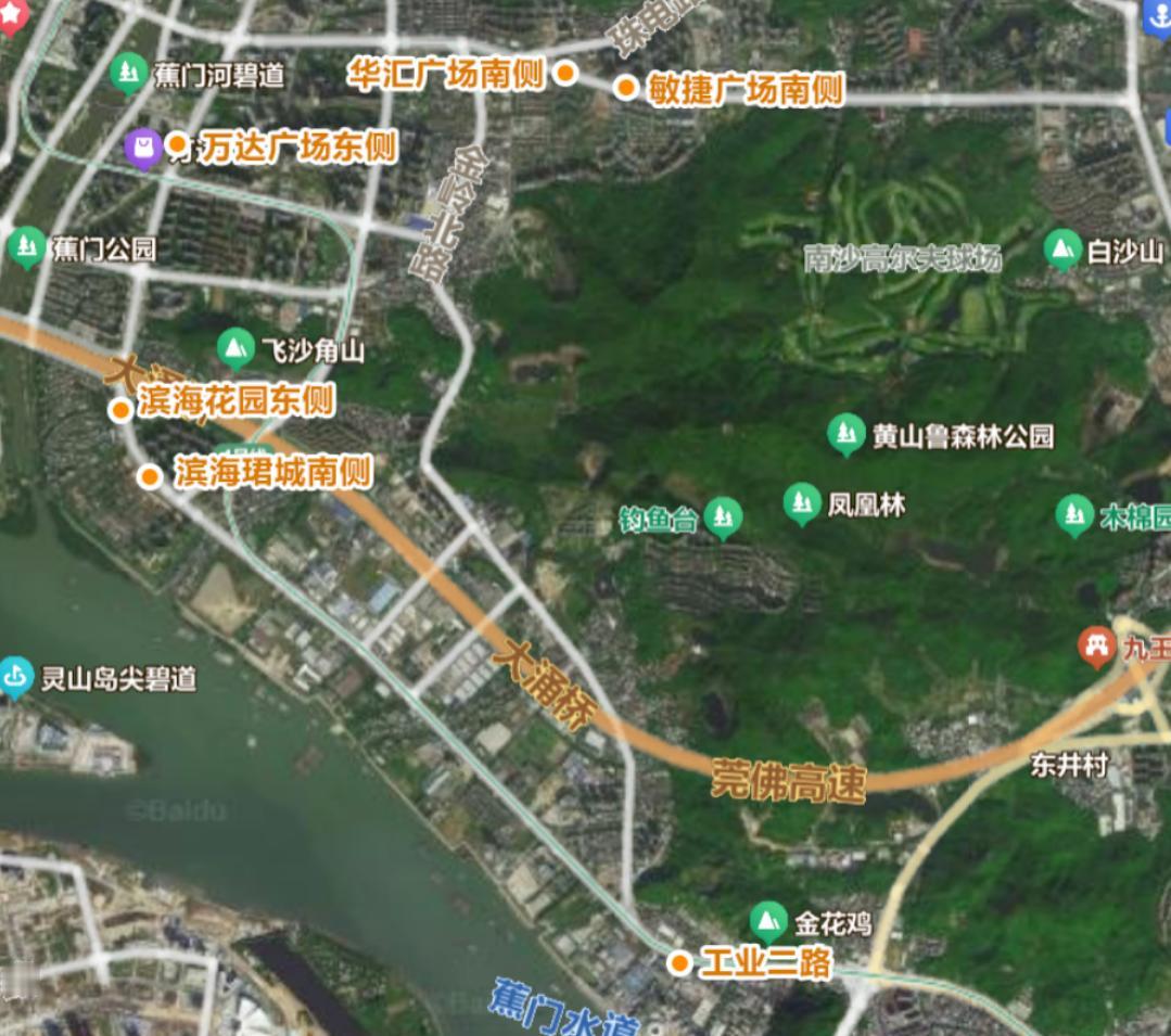 【南沙中心城区人行桥终于来了！首批建设6座】早前南沙发布的一份人行天桥的建设规划