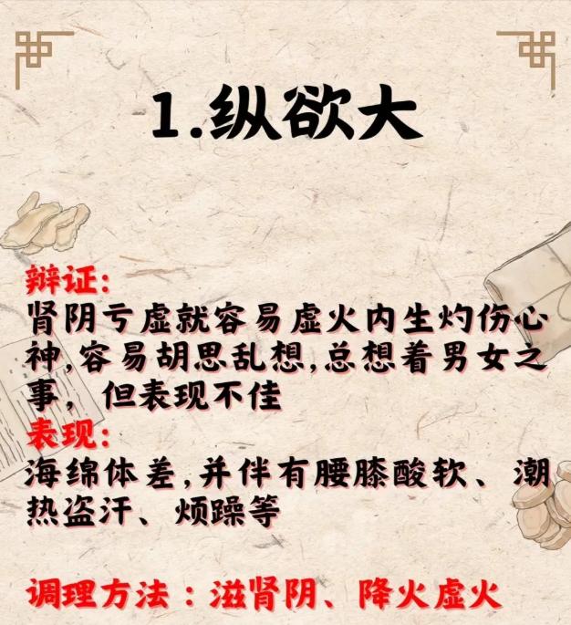 肾虚的 4 个表现，不同情况调理思路不同