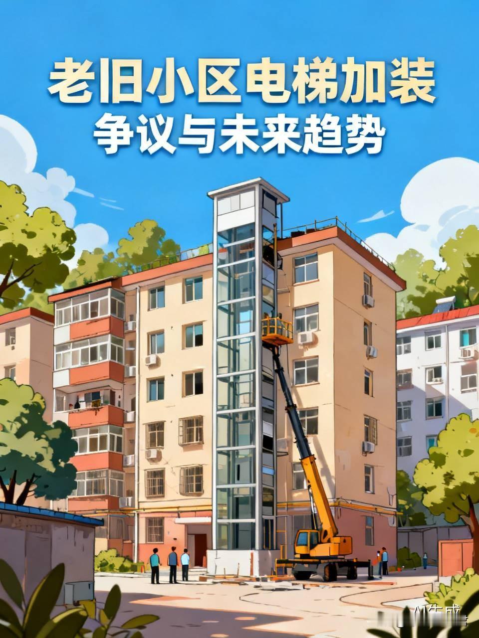 老旧小区是否该强制安装电梯，这一话题的争议由来已久。高层的老人爬楼梯十分吃力，满