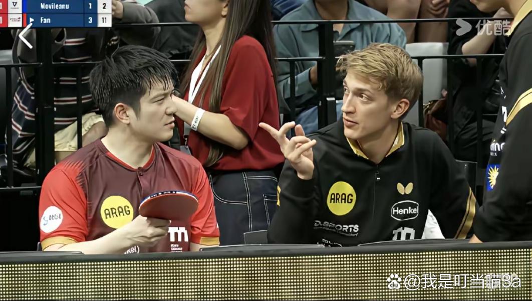 户上隼辅3：0胜了卡尔伯格，压力全部给到了樊振东。
 樊振东3：1战胜了达里尤斯