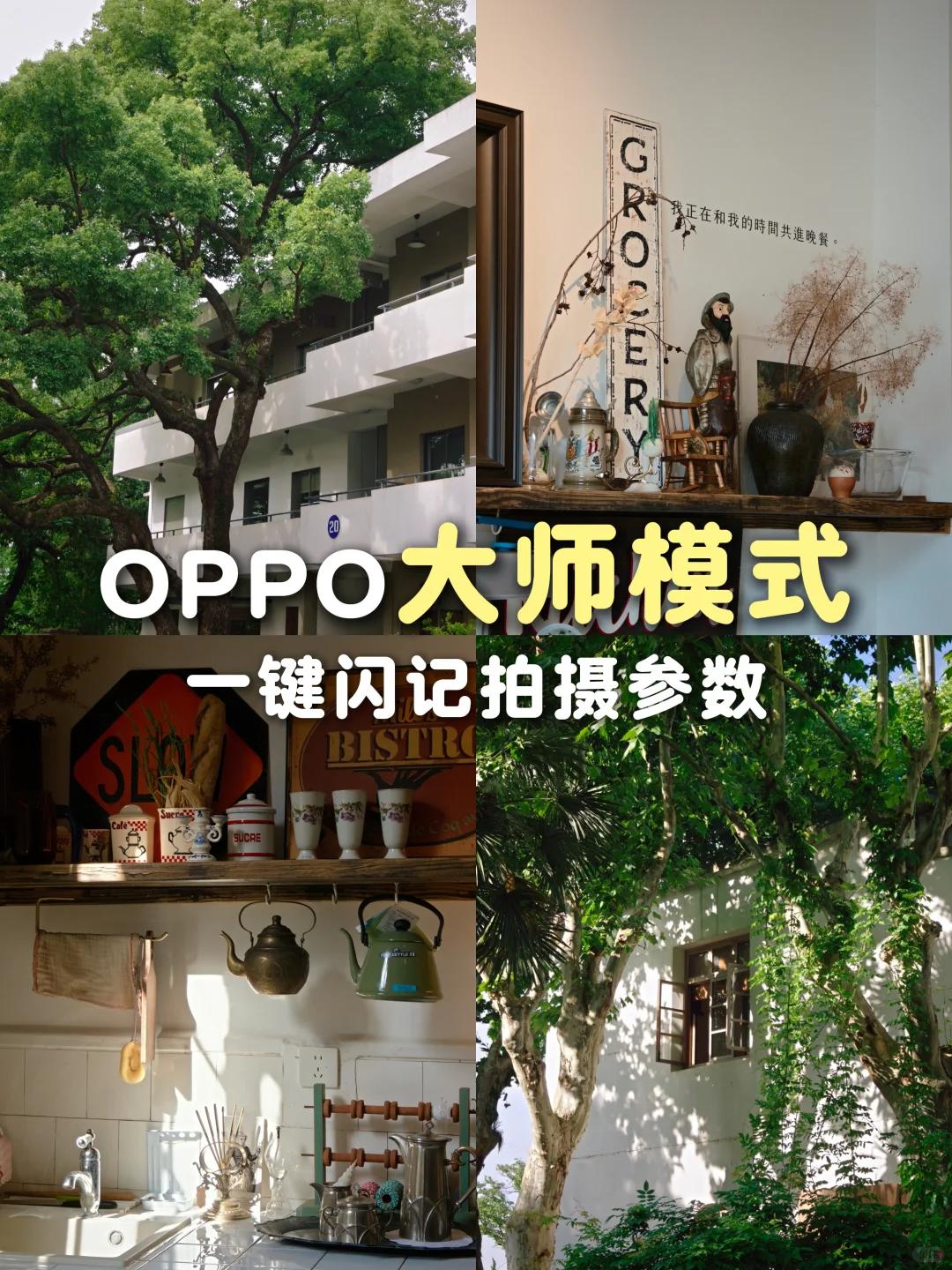 OPPO懒人拍照黑科技，一键复刻大师参数！

OPPO的新功能太好用啦，以前羡慕