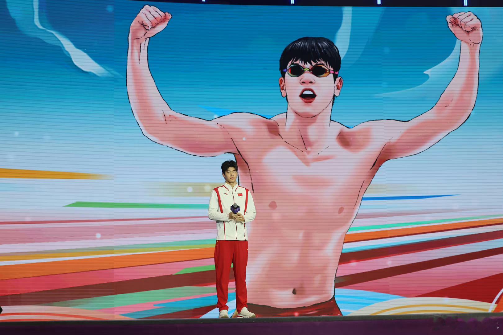 潘展乐：为了中国奋勇争先！我们有这样优秀的运动员，我骄傲‼️[awsl]#潘展乐