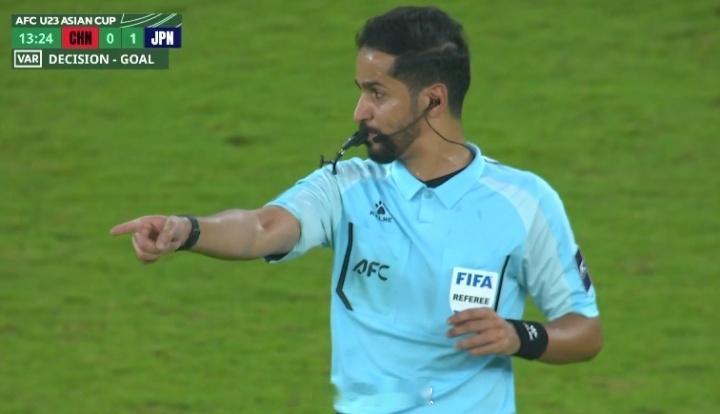 VAR 确认有效！日本 U23 第 12 分钟破门，U23 国足 0-1 落后，