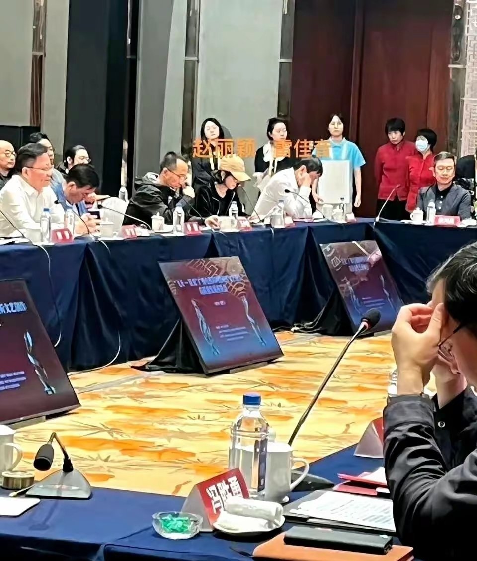 #赵丽颖雷佳音没睡醒就要开会#视帝雷佳音和视后赵丽颖，拿完奖还没来得及享受胜利的