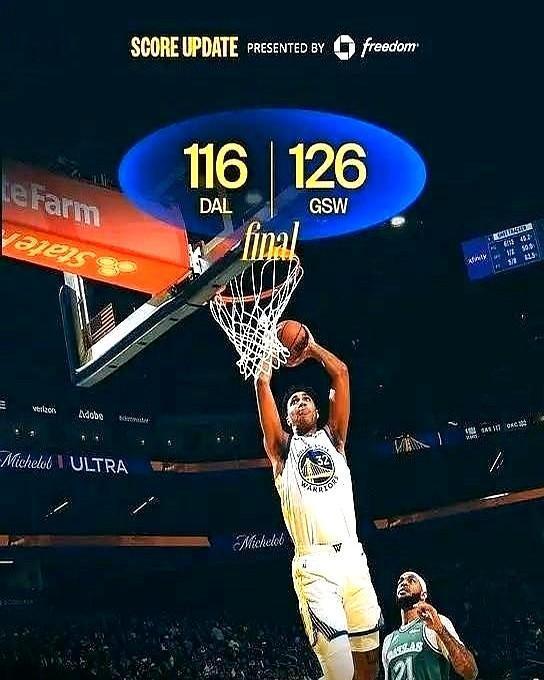 勇士圣诞大战海报主角，竟然不是库里。

2025年12月25号，勇士主场126-