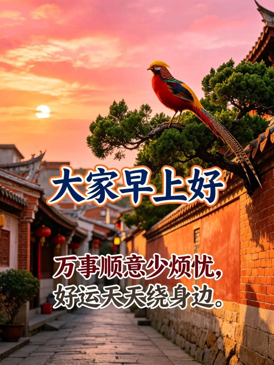 慢慢来，日子自有小欢喜
 
 早安！别急着忙，先慢慢起来喝口水，看看窗外，让心也