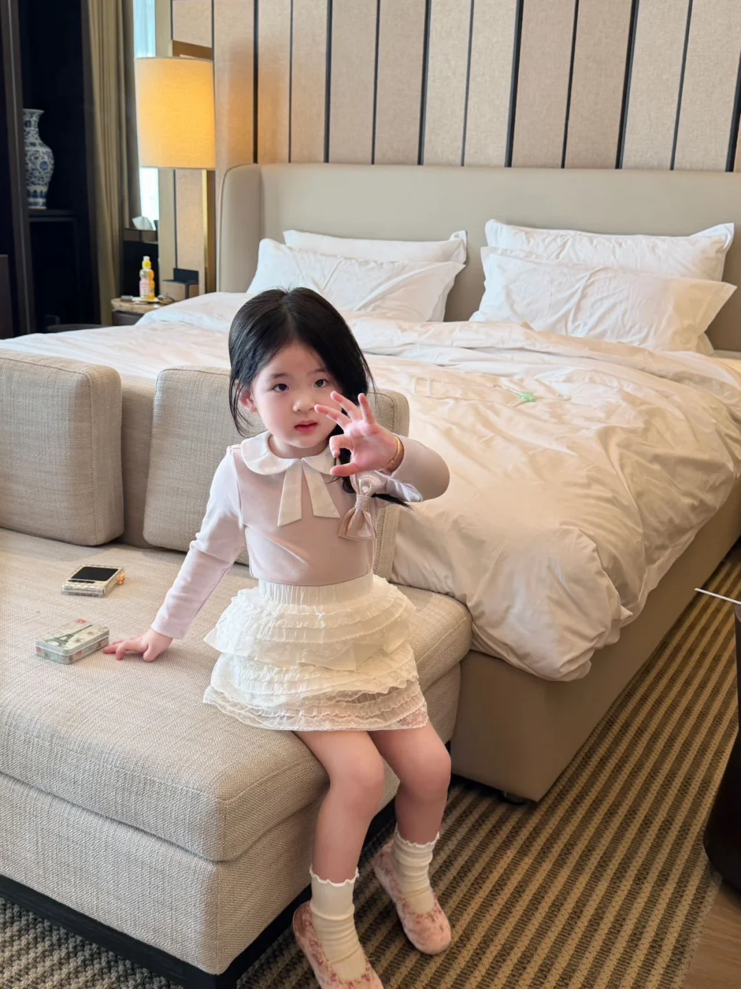 谁懂？女儿甜妹穿搭，这套真的好温柔呀😍