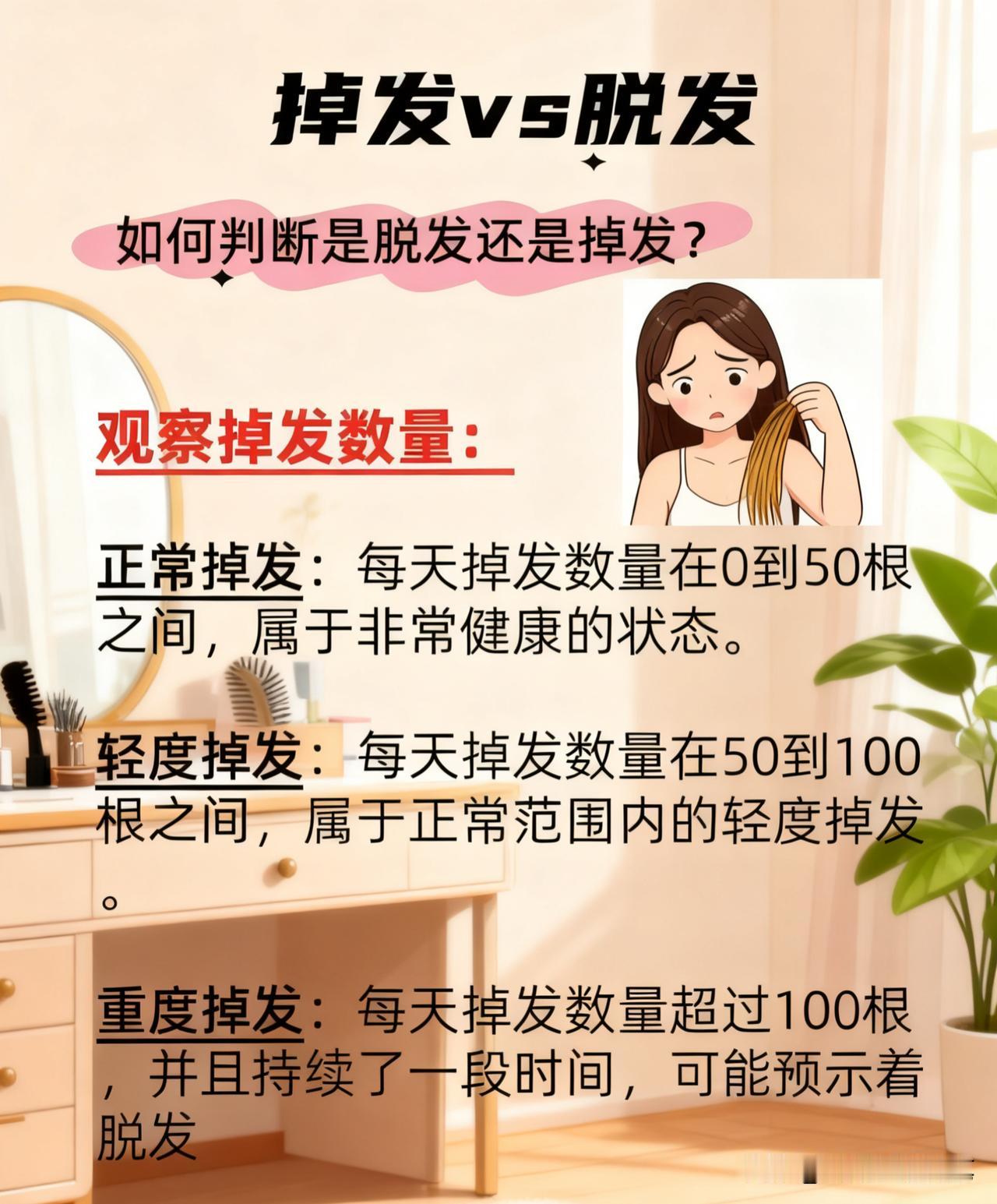 救命！90%年轻人慌错了！掉发≠脱发，别再瞎焦虑了！
 
家人们，是不是一梳头掉