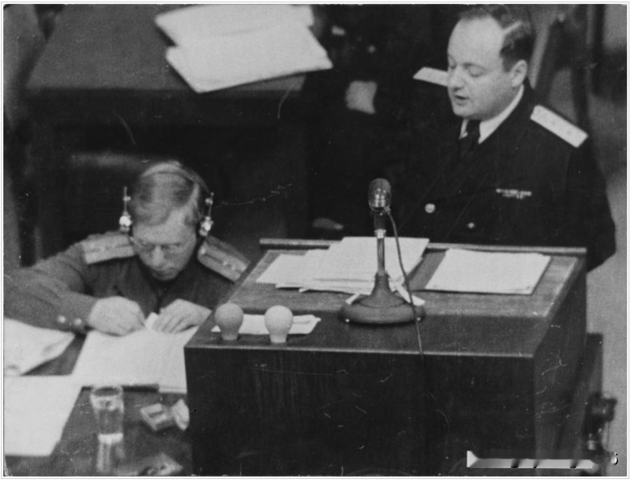 80年前，在纽伦堡审判中，苏联代表谢宁宣读了德国驻乌克兰总督科赫的讲话内容：
