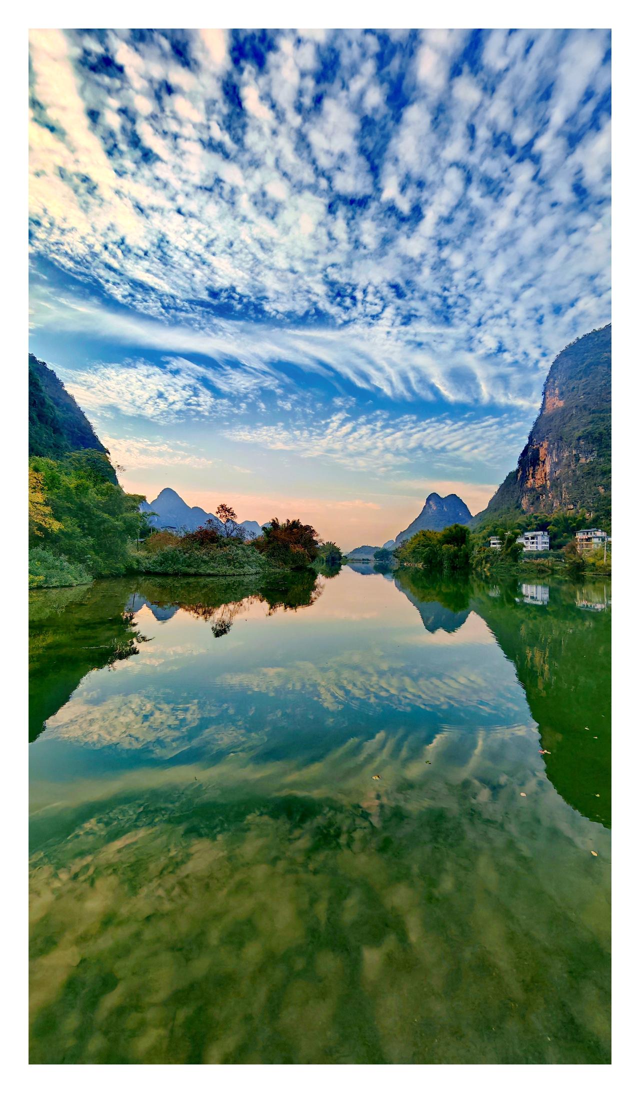 把你们天上的云发出来看看大美阳朔：云卷云舒