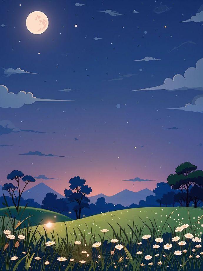 “ 夏夜繁星满天，诉说着静谧的美丽 .. ” 