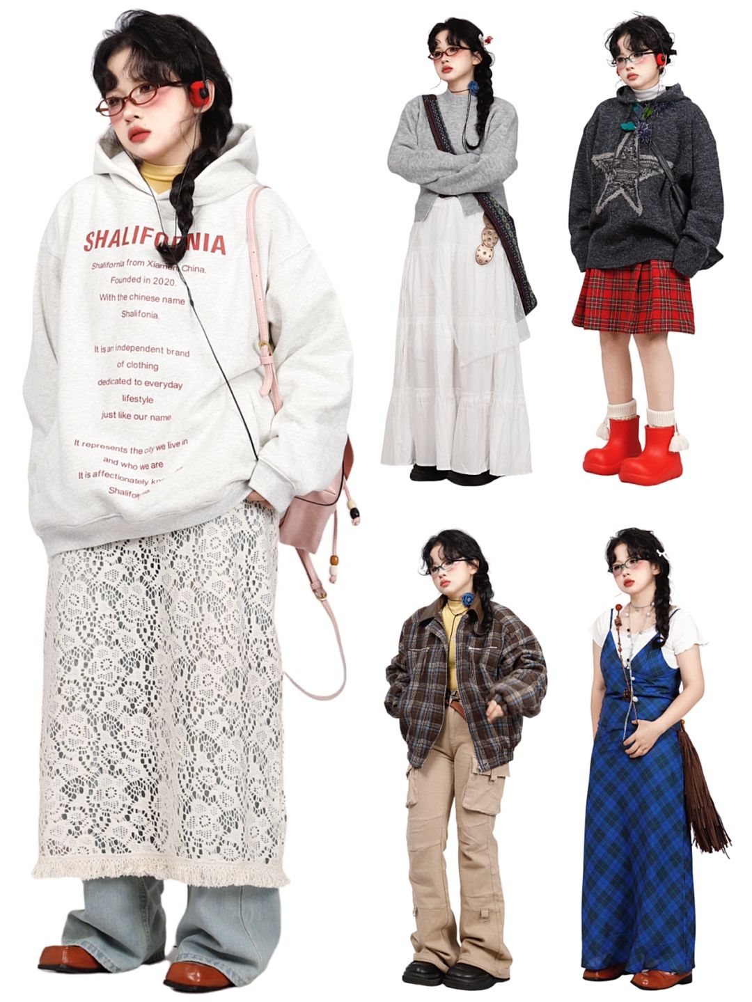 155ootd｜*秋冬艺术系叠穿look📚一周合集!!!