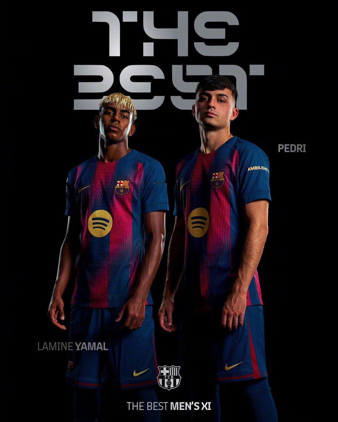 🎉艾塔娜连续三年当选世界足球小姐👑🎉佩德里与亚马尔当选2025FIFA年度