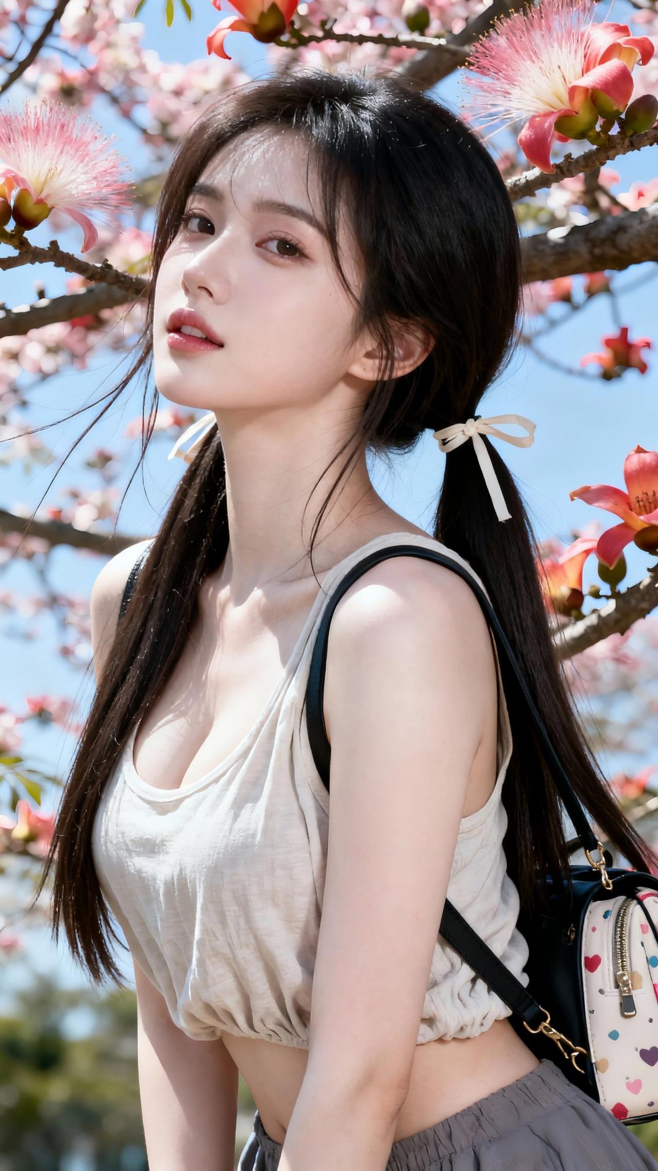 拍照姿势 少女写真  高清画质 甜美女孩 高清壁纸