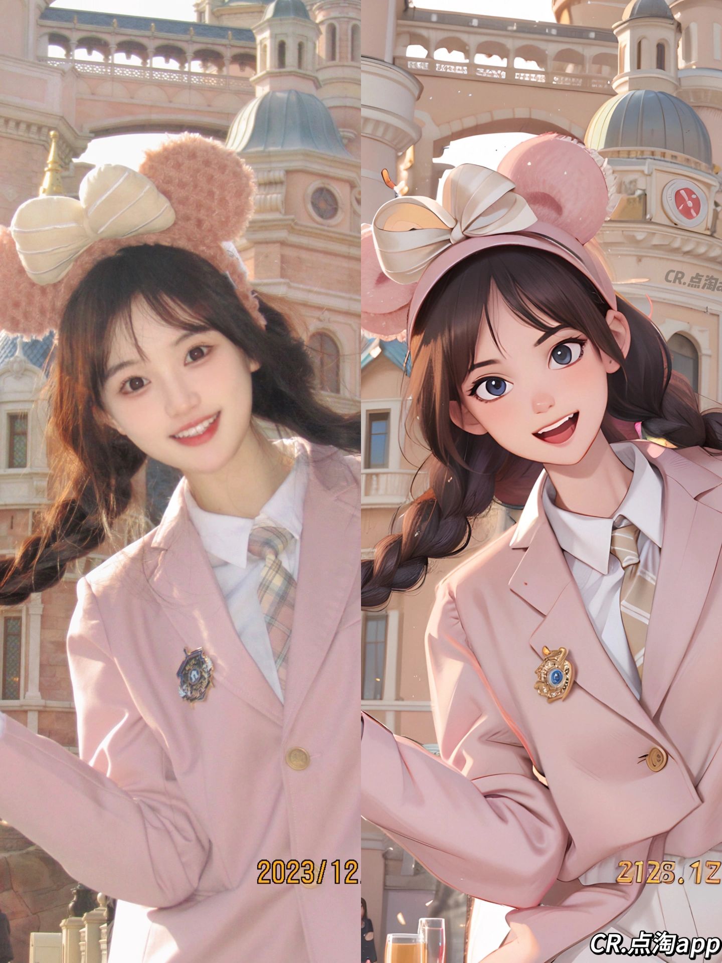 迪士尼游玩后遗症🎠携同款圣诞头像过圣诞咯