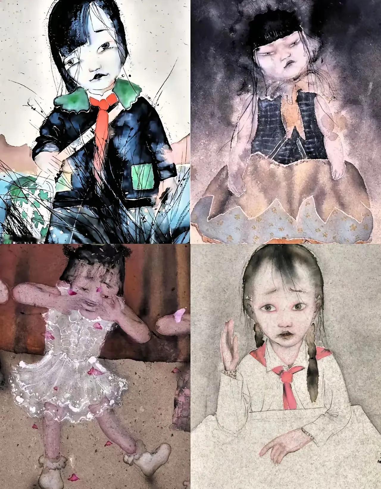 现在全网都在吵央美一位教授画的水墨画。业内人把这位教授的作品当成当代水墨的标杆，