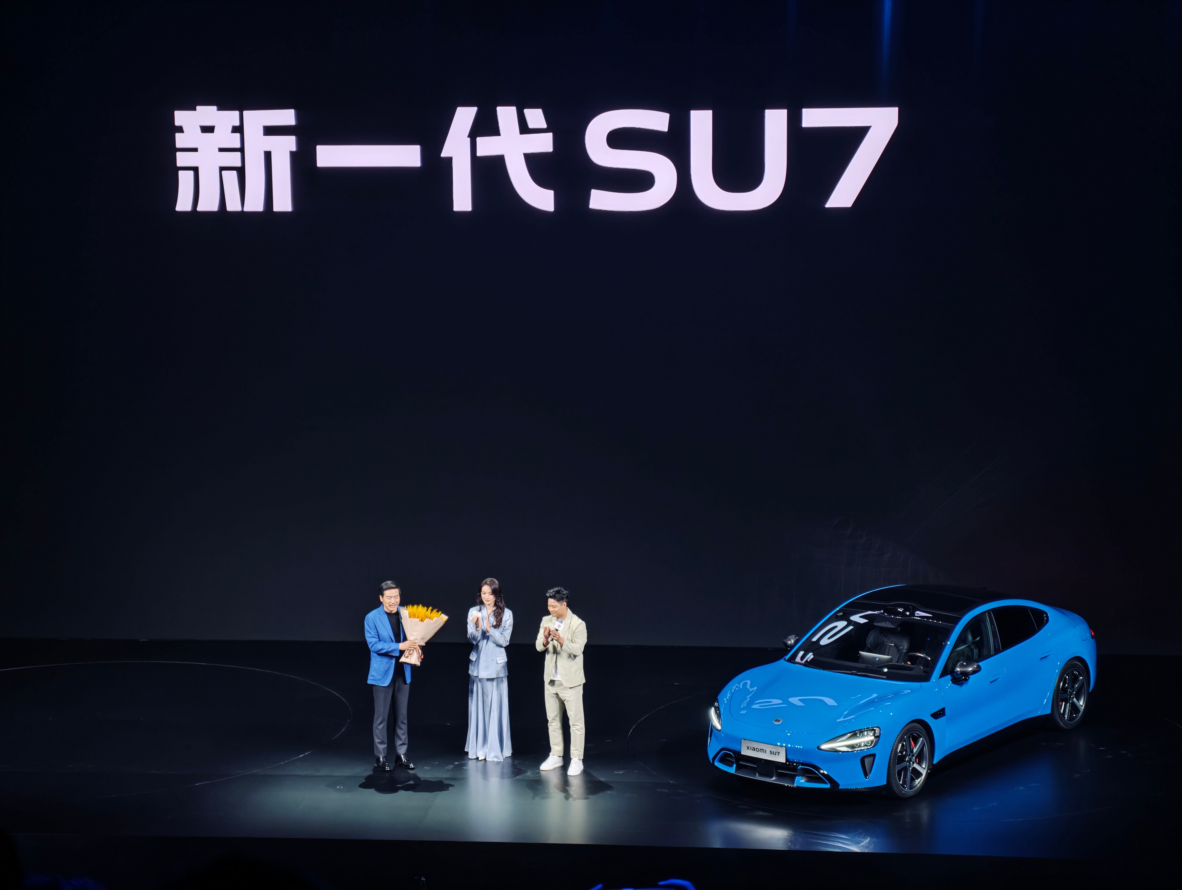 小米新SU7官宣舒淇苏炳添代言 小米和苏炳添是真的真爱了，志趣相投，再加上苏神姓