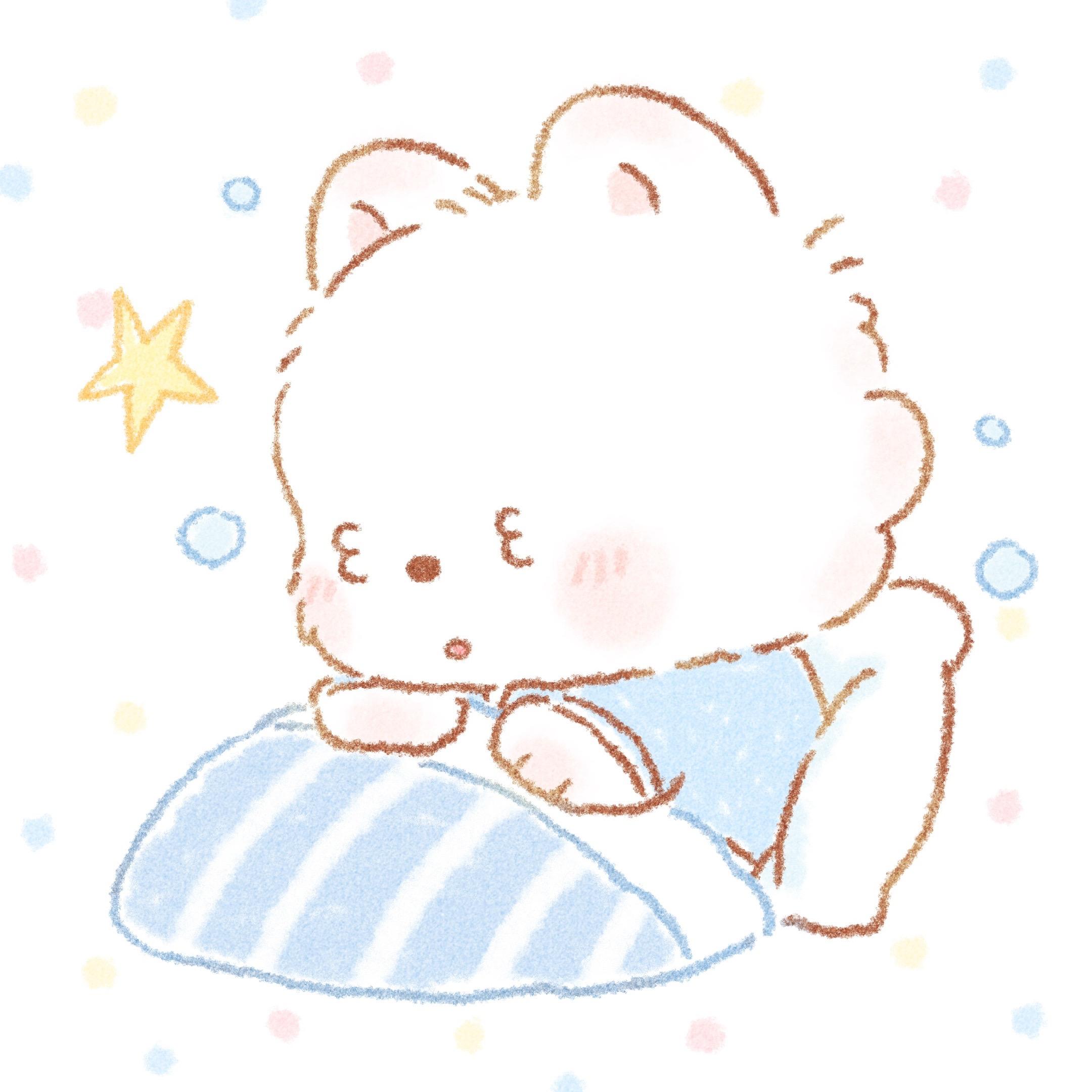 情侣头像 | 睡不醒二人组Z☡zᶻ.每天怎么睡都不够睡呀 好想快点放假...