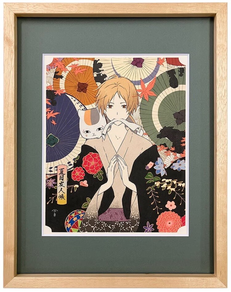 夏目友人帐 让我惊为天人的夏目浮世绘🎊猫咪老师站在夏目肩上夏目归还妖怪名字美爆