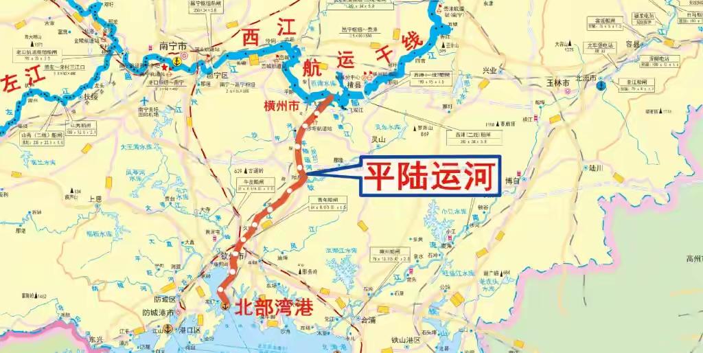 平陆运河通航将改写什么 平陆运河通航这事儿，真不是一条河通船那么简单，直接把西南