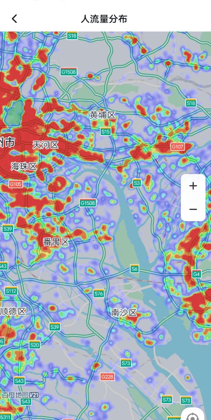 通过人口分布图看粤港澳大湾区的