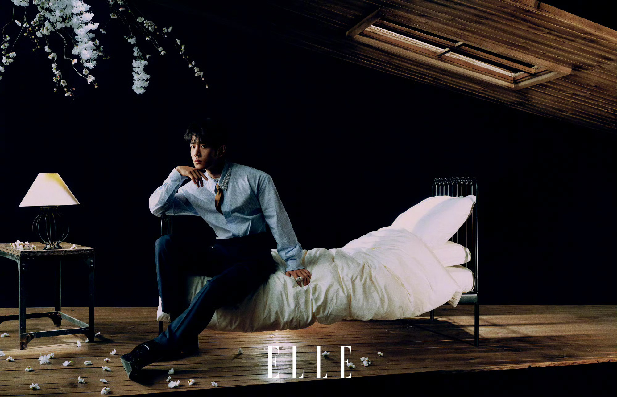 肖战ELLE开年刊肖战春夏秋冬四季大片肖战ELLE1月OG封面摄影：许闯 