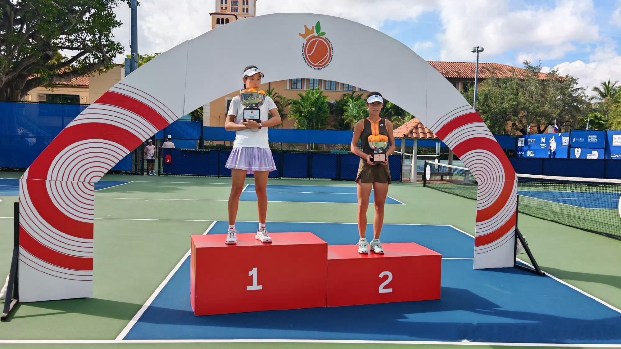 橘子碗U12 女单决赛🇨🇳邹芳桥5-7/6-2/7-5 🇨🇳李小柯中国女