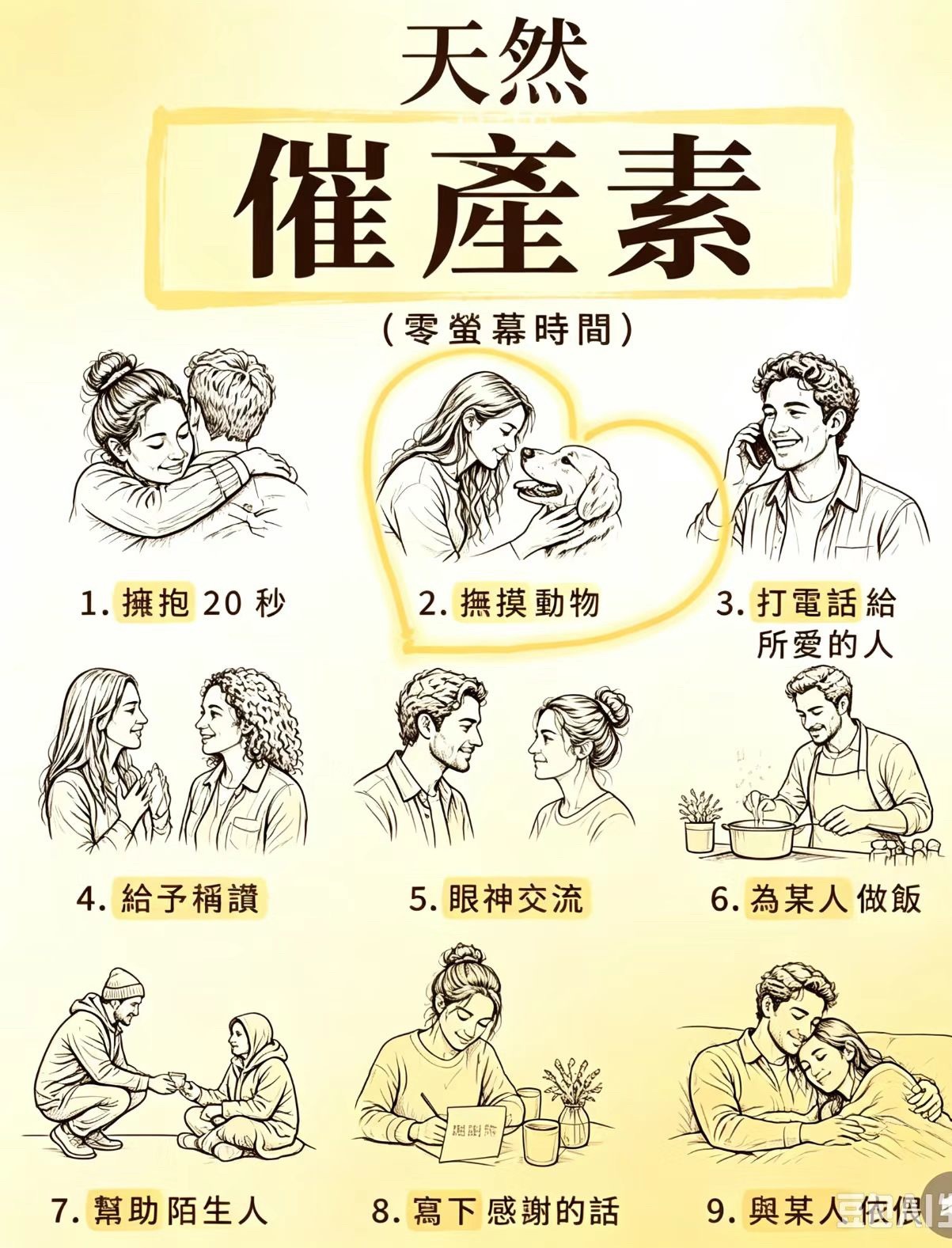 记住这些让人生幸福指数更高的画面[心]看看哪些是你平时已经在做的，还有哪些要准备