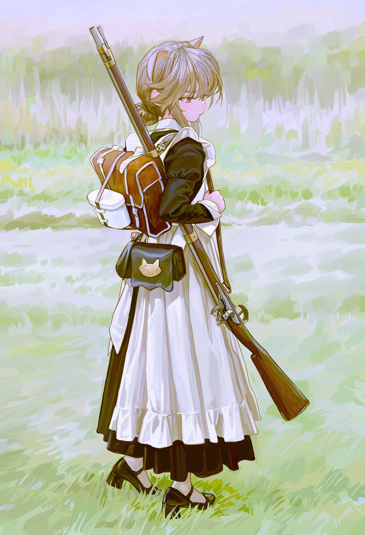 [惊呆] 《临高启明》中，穿越者的“女仆”应该就是这种装束吧？
记得《临高启明》