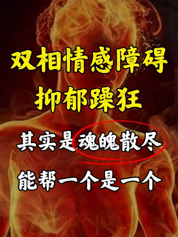 双相情感障碍抑郁躁狂其实是hun魄散尽能帮一个是一个 	 在跟双相情感...