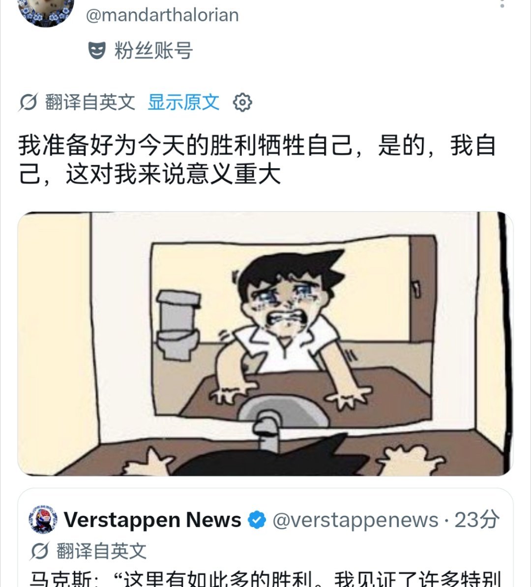 好的，我接受，为了维斯塔潘😭 