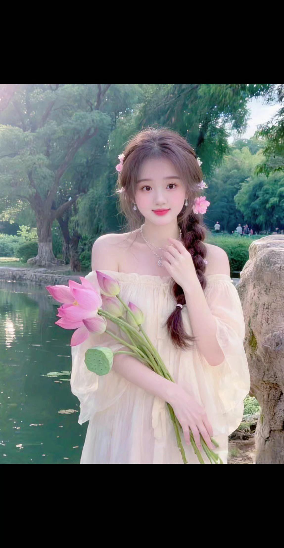 抖音玩法合伙人计划 荷花 小姐姐