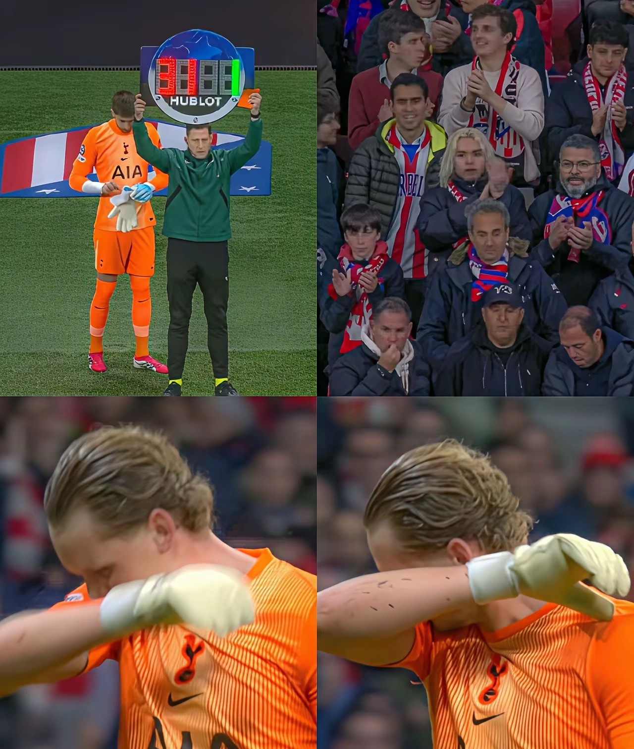 热刺已经乱成一锅粥了——维卡里奥闹离队，主帅图多尔让替补门将金斯基首发，结果他失