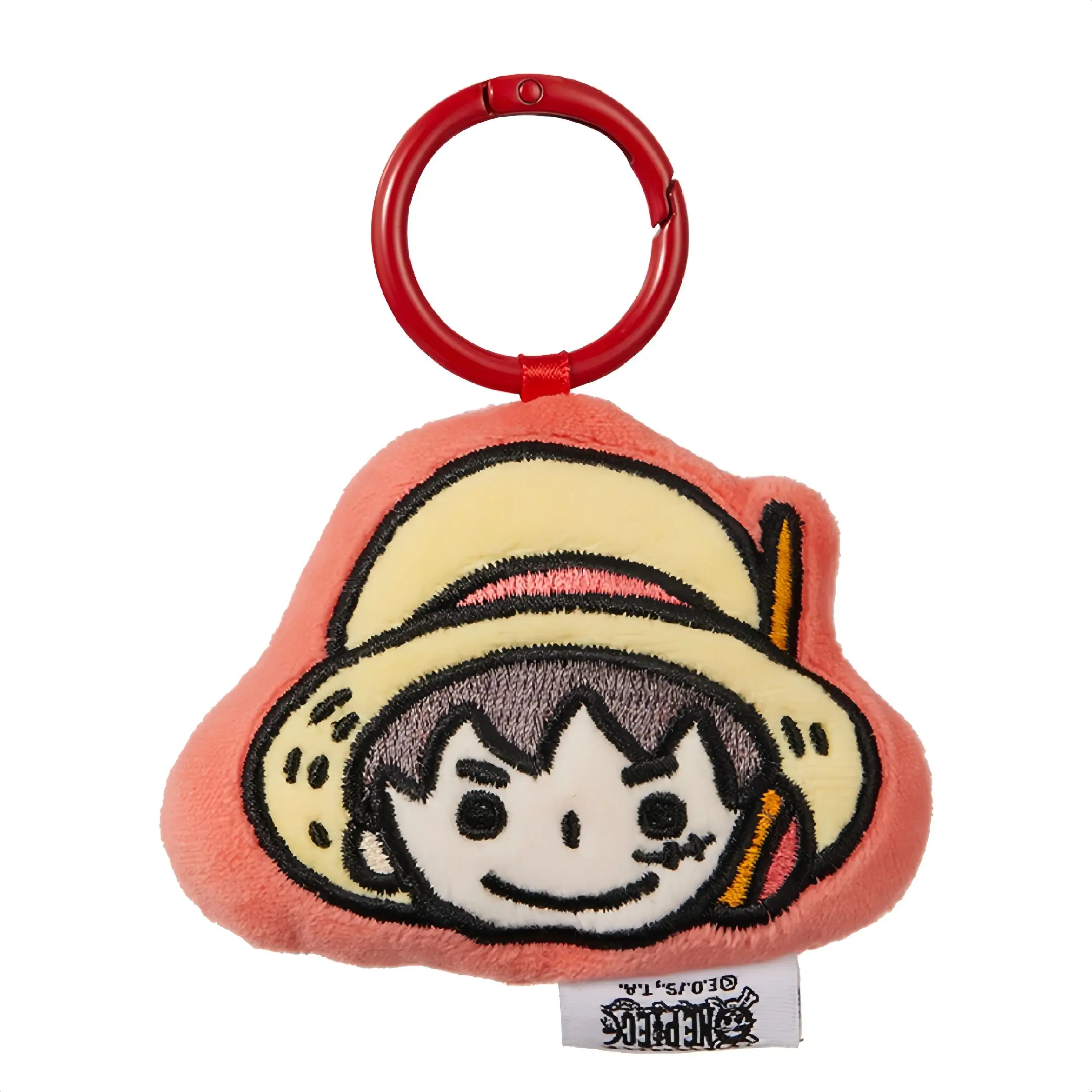 名创优品同款海贼王毛绒挂饰。