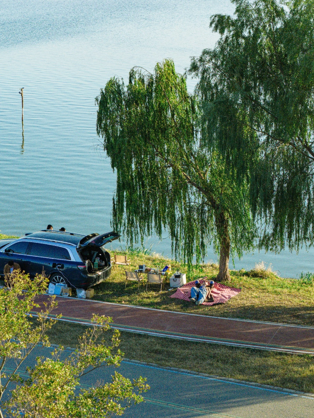 上海1H直达免费露营地！汽车开到湖边！