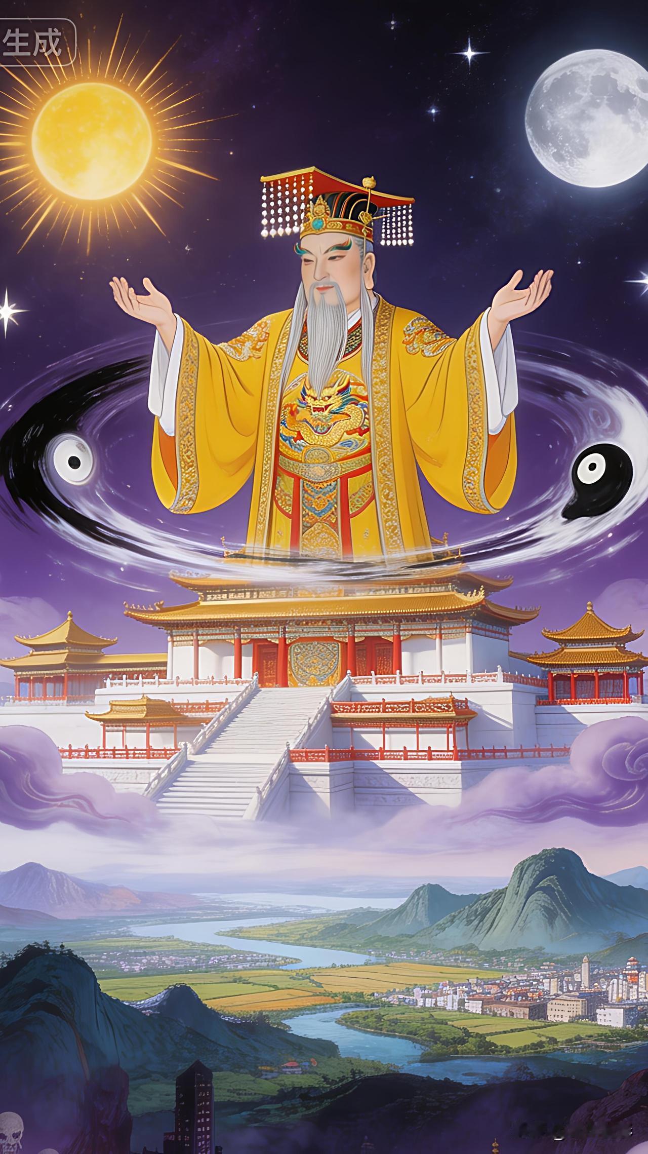 🌌 “天上一日，地上一年”的由来

古人夜观天象时，发现了一个规律：

恒星的