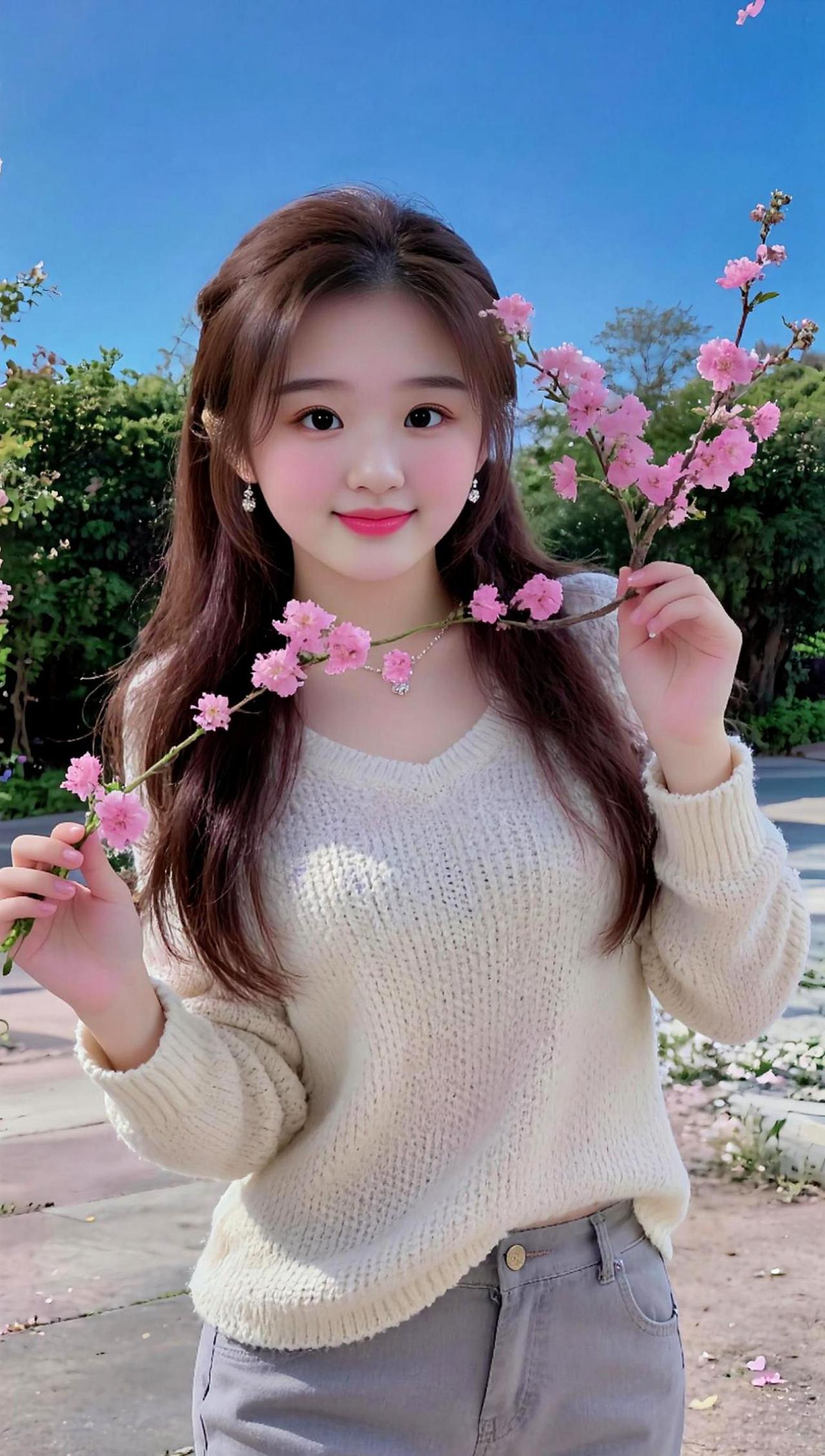 AI春日清新照 随变ai随便玩 抖音玩法合伙 花美女特效 抖音玩法合伙人计划