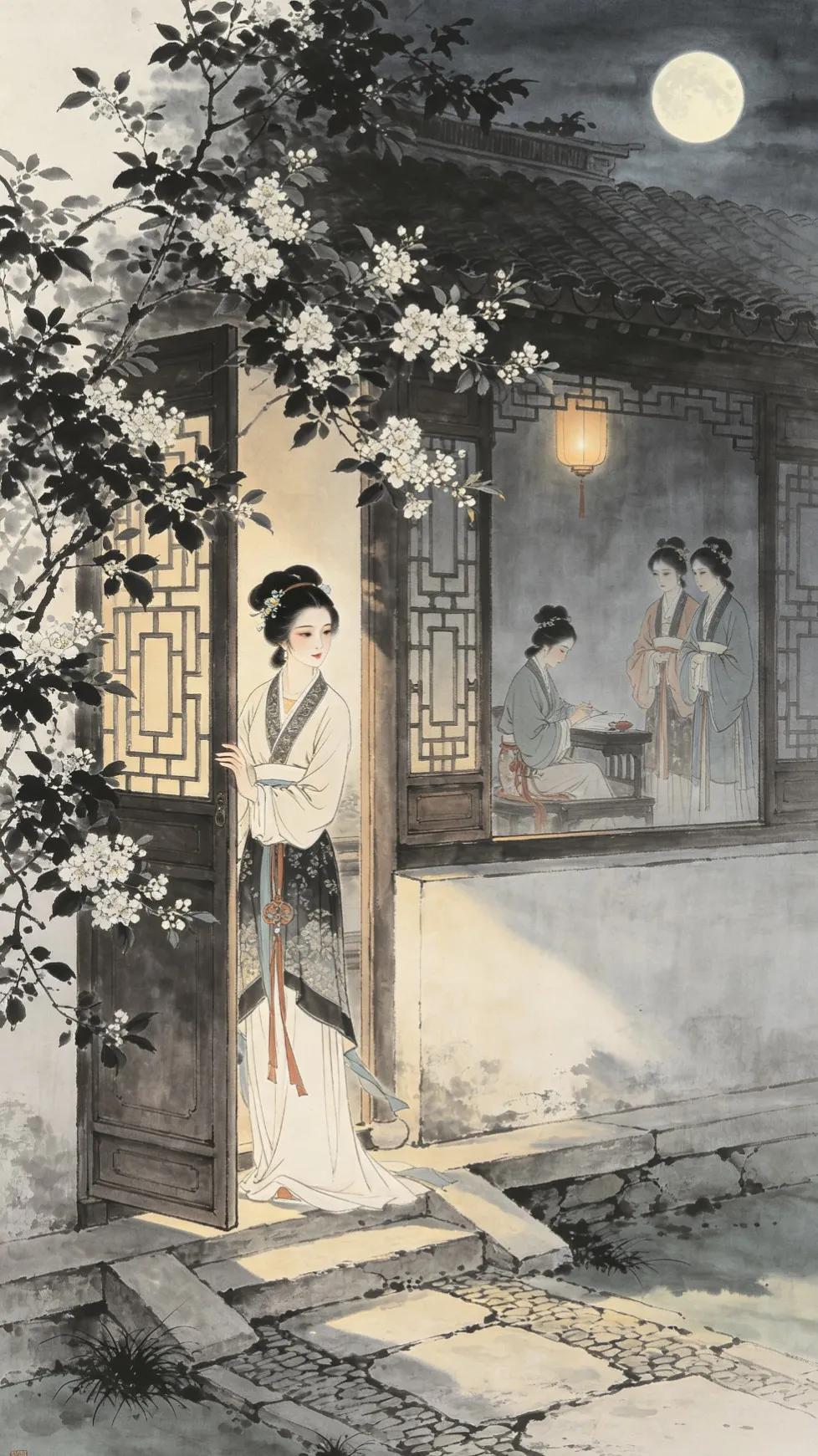 潘金莲还是比较聪明的，或者说比较势利眼。
首先她跨过了武大傍上西门庆，到了西门庆
