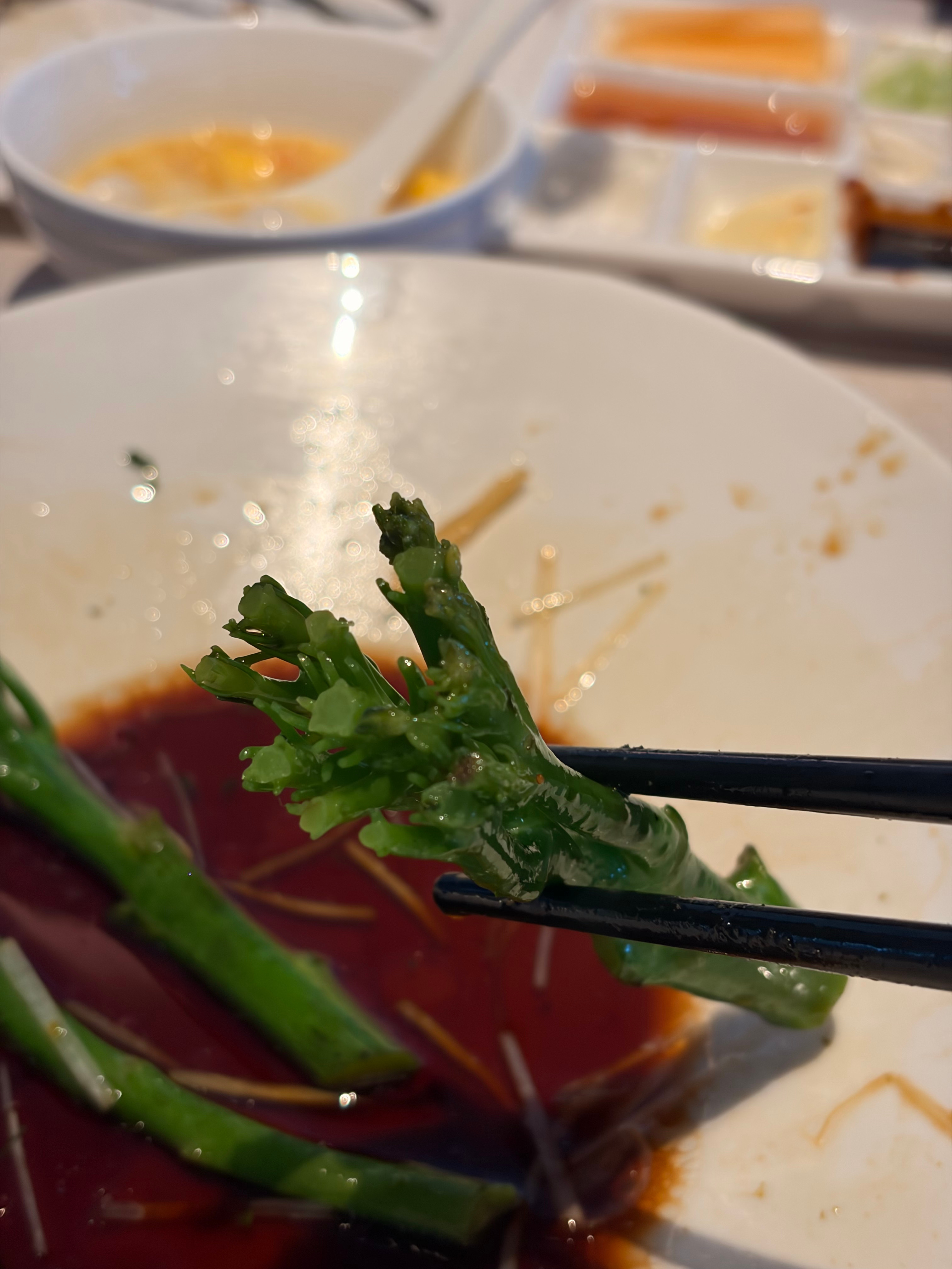 为啥这家的西兰苔都是秃子 上海·四季民福烤鸭店(静安大悦城店)