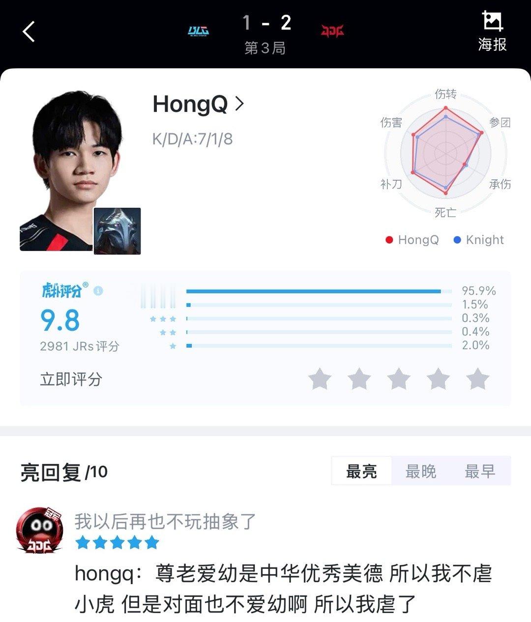 JDG这个中单年纪轻轻就稳如老狗JDG战胜BLG