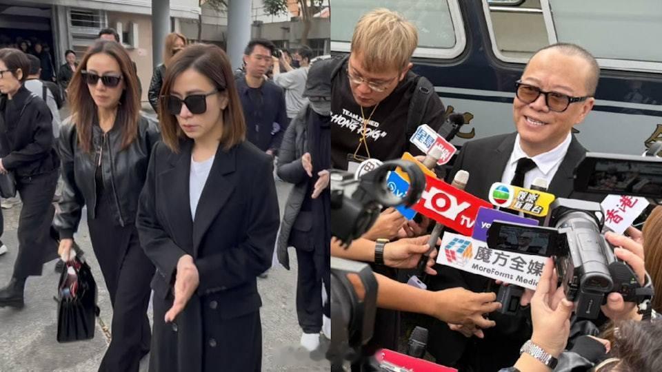 許紹雄出殯｜歐陽震華憶往事哽咽　讚對方神一般存在自覺無地自容香港資深演員許紹雄（