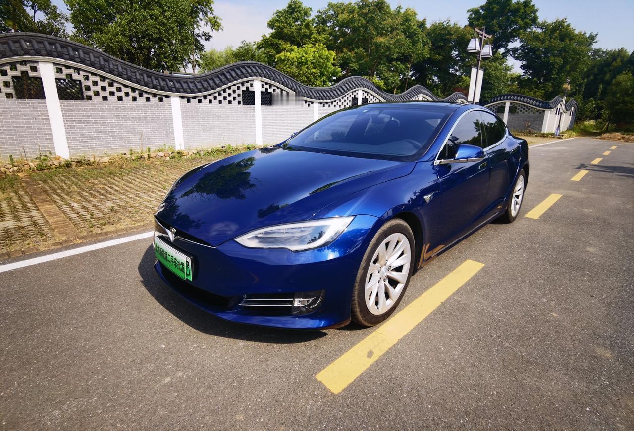 特斯拉Model S，17款 100D长续航版，18年10月上牌，8.8万公里。