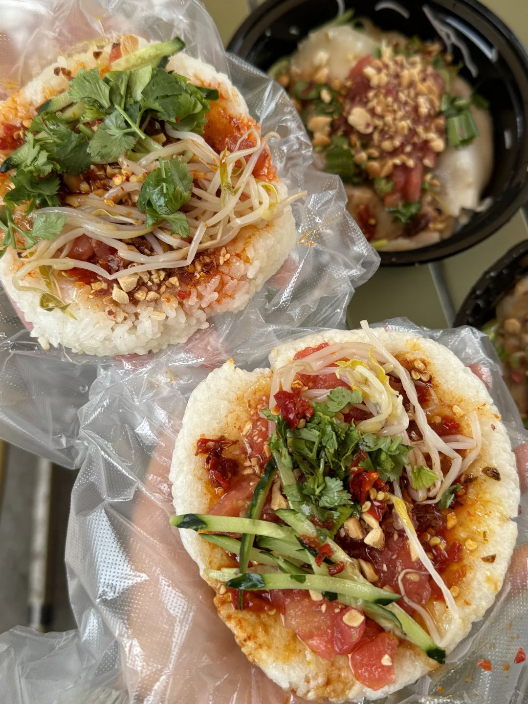 昆明！在东华菜市场吃到了！腾冲烤饭团！