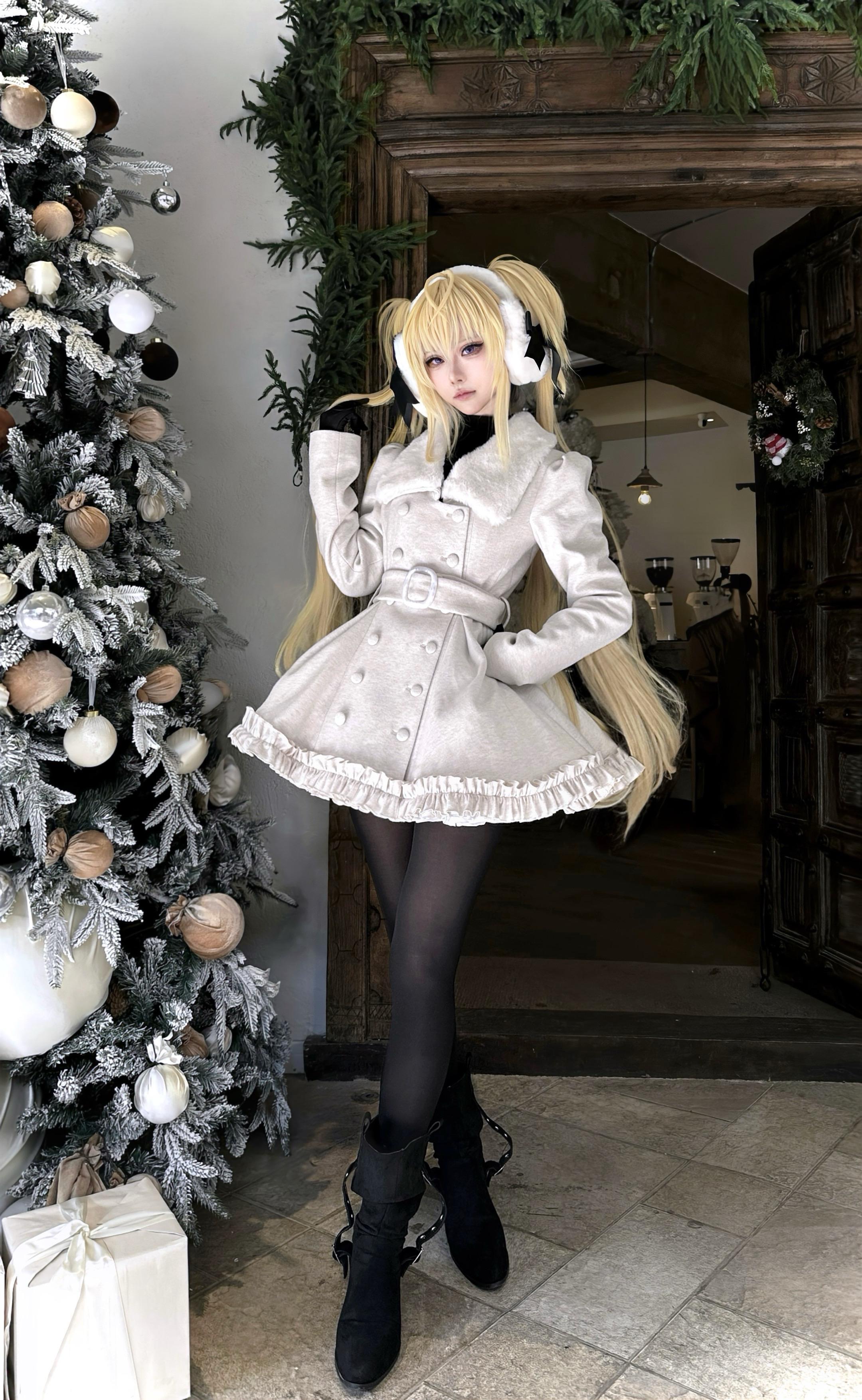 女明星的冬日❄️。