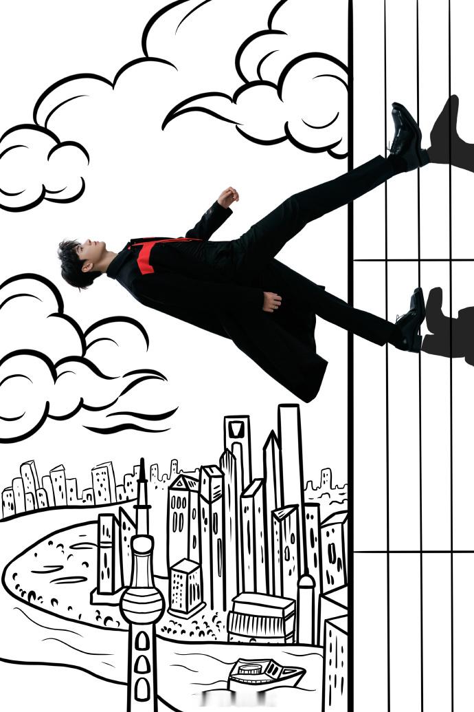 龚俊生日简笔画大片  龚俊期待妙笔赋予想象的风  龚俊生日的这组简笔画大片真令人