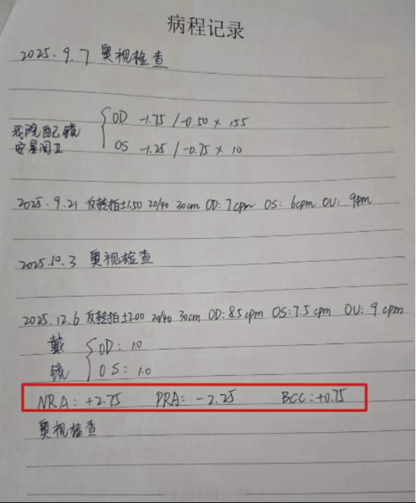 女孩喊看不清竟是视功能异常惹的祸7岁的小熙近视才100多度，却总喊看不清、眼酸头